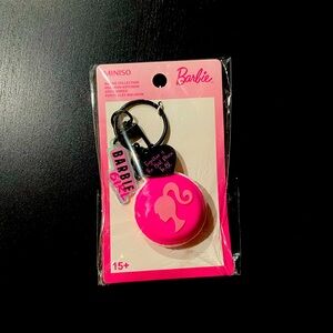 🎀 Barbie Straw Charm Keychain for Stanley 💕